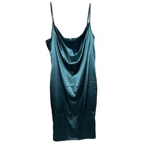 Xxxiticat Emerald Green Cocktail Slip Dress Women's Size XL
